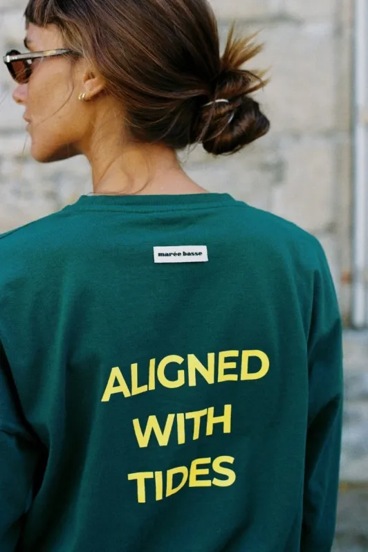 Nénés Nénés Damen vegan T-Shirt Maelle Grün, Grün, – Produktbild 2 von 2