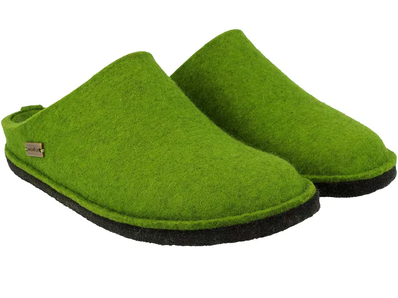 Haflinger Haflinger Hausschuhe 'Flair Soft' grün – Produktbild 2 von 8