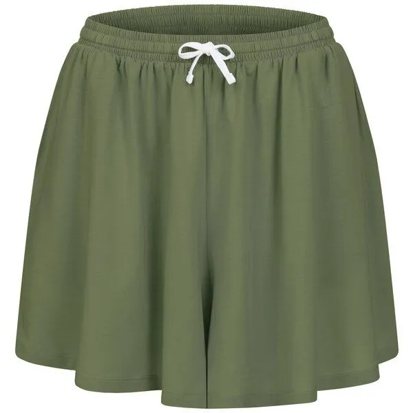 NATIVE SOULS Native Souls Lyocell Damen Pocket Shorts, Leaf green, – Produktbild 1 von 1