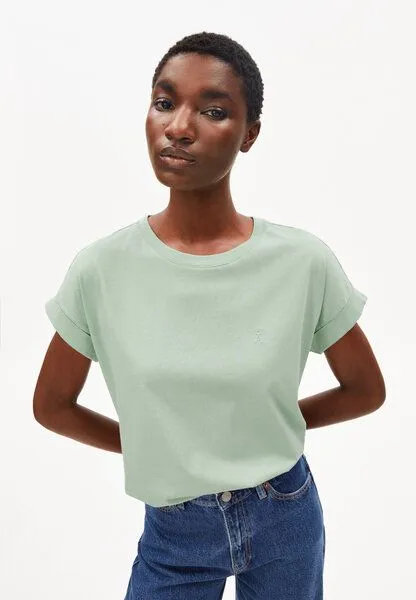 ARMEDANGELS ARMEDANGELS IDAARA Damen T-Shirt aus Bio-Baumwolle, Foam, – Produktbild 3 von 4