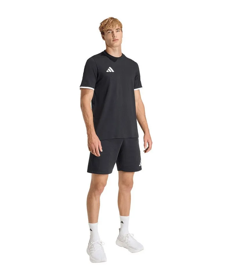 adidas Performance adidas Performance T-Shirt adidas Performance Entrada 26 T-Shirt Weiß Baumwolle, Schwarz, – Produktbild 3 von 5