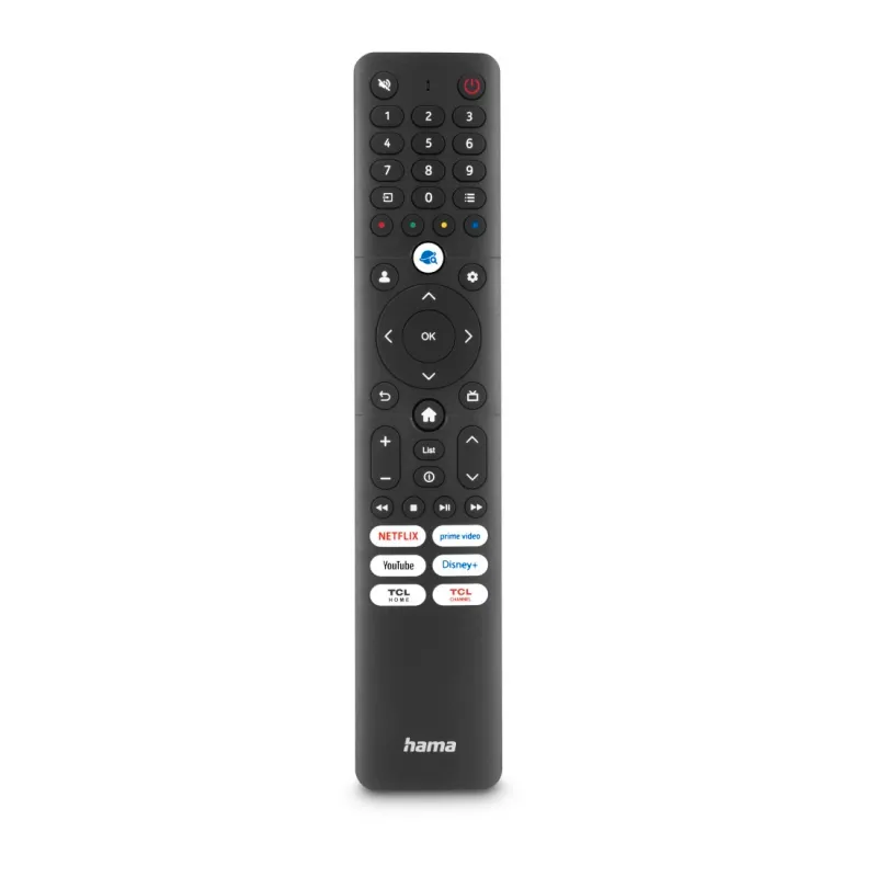 Hama Hama Universal-Fernbedienung für TCL TVs, IR, lernfähig, mit 6 App-Tasten – Produktbild 1 von 4