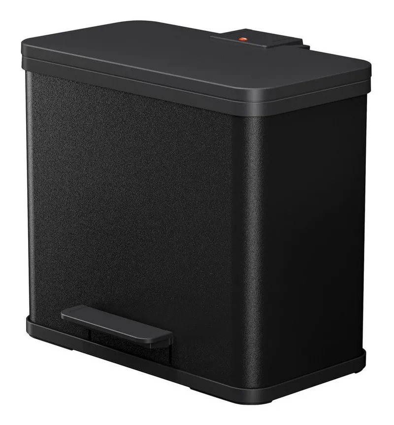 Hailo Hailo Abfall-Treteimer "ProfiLine Solid Öko Trio Plus L" 3 x 9 l schwarz – Produktbild 3 von 6
