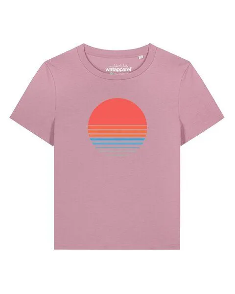 watapparel watapparel T-Shirt Frauen Abstract 03, Lilac dream, – Produktbild 1 von 2