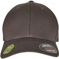 Flexfit Flexfit Organic Cotton Cap Basecap Kappe Mütze Bio-Baumwolle Yupoong 6Panel Full 6277OC, Dark grey (dunkelgrau), – Produktbild 1 von 1
