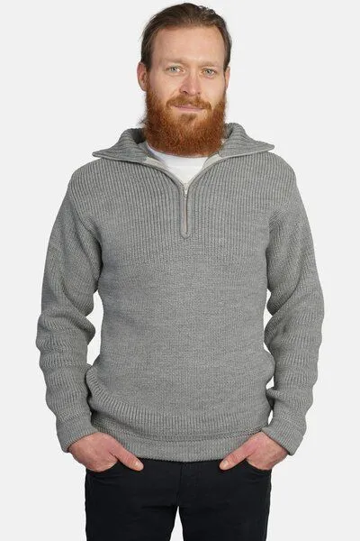 Hanseheld Hanseheld Herren Troyer Merino GOTS, Grau, – Produktbild 2 von 4