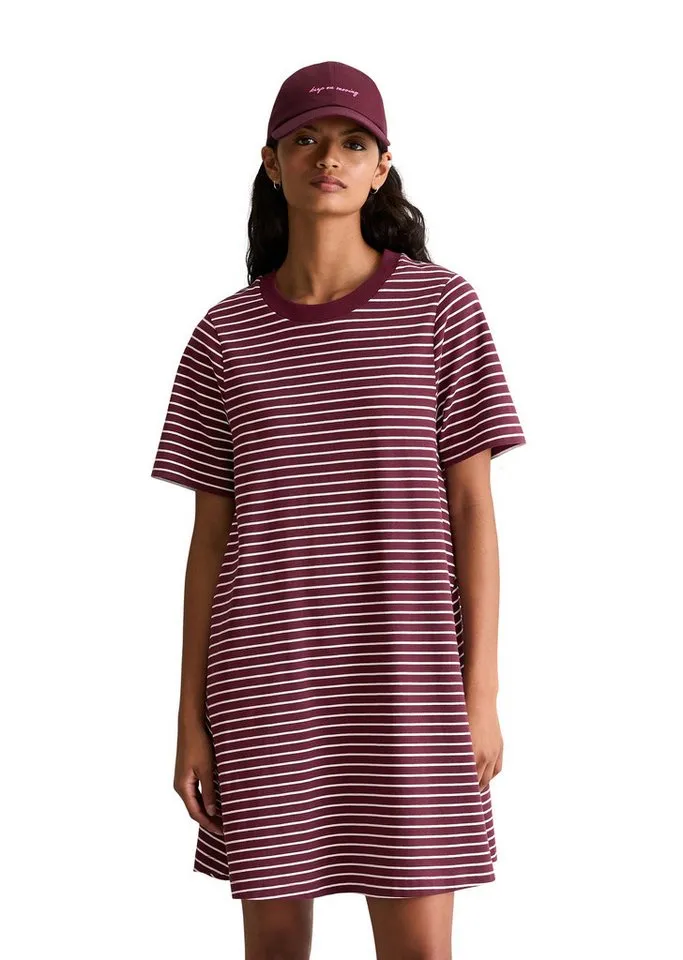 Marc O'Polo DENIM Jerseykleid aus weichem Organic Cotton, Rot, – Produktbild 1 von 4
