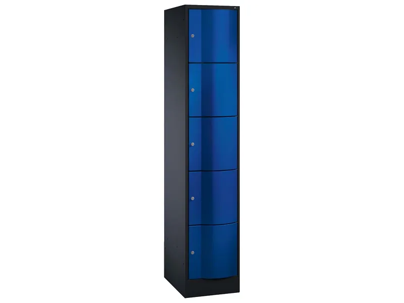C+P C+P Schließfachschrank 1 Turm an/bl 5er – Produktbild 1 von 1