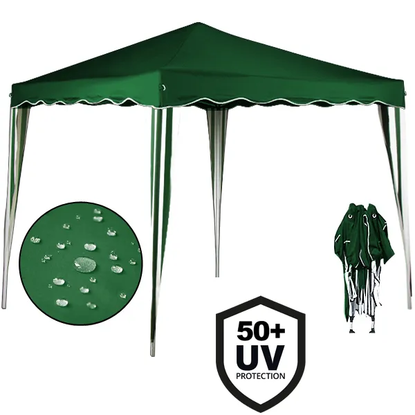 Casaria® Casaria Deuba Faltpavillon "Capri" 3 x 3 m, Grün – Produktbild 1 von 1