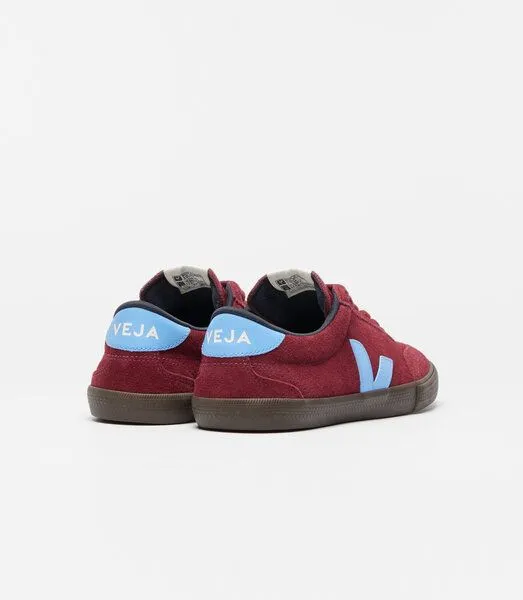 Veja Veja Damen-Sneaker Volley Suede Grenat Aqua Eagle – Produktbild 2 von 3