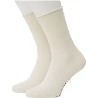 Opi & Max Opi & Max Roll Top Plain Socks, Ecru, – Produktbild 1 von 1