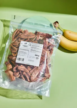 KoRo Gepuffte Bio Banane 500 g – Produktbild 1 von 1