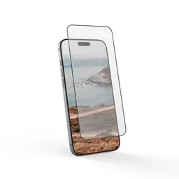 Urban Armor Gear Displayschutzfolie Urban Armor Gear Shield für Apple iPhone 17 Pro, Gehärtetes Glas, Vollverklebung, Schwarz – Produktbild 1 von 1