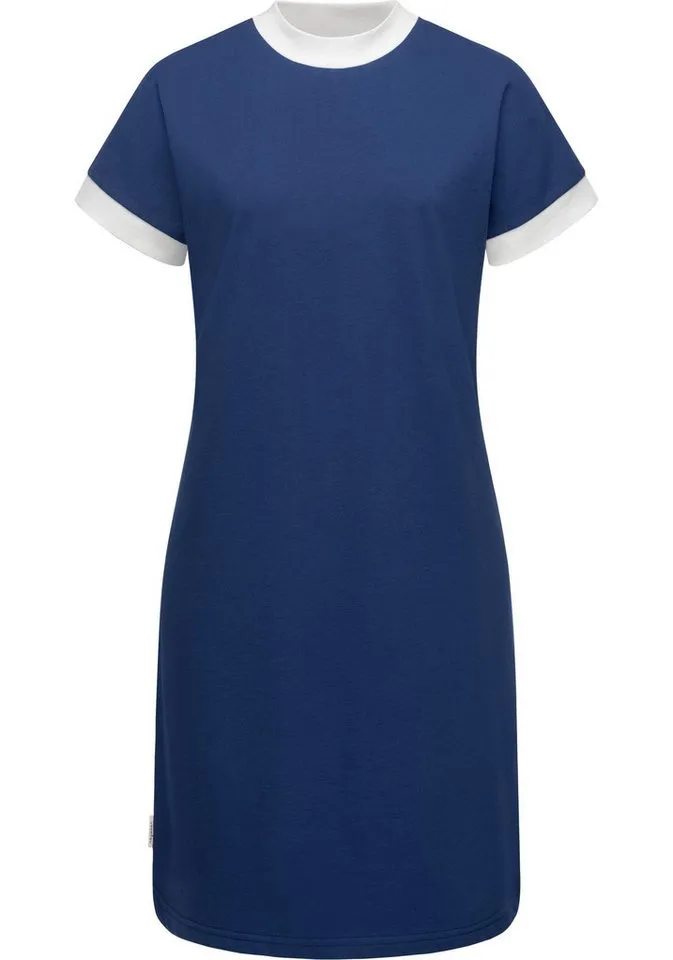 ragwear ragwear Shirtkleid Katchi Solid stylisches Sommerkleid in Shirt-Optik, Blau, – Produktbild 1 von 2