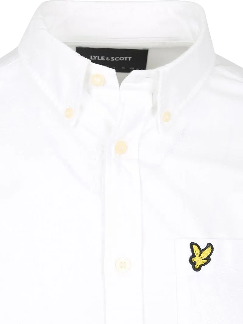 Lyle and Scott Lyle & Scott Shirt Plain Oxford White - Größe M, Weiß, – Produktbild 5 von 5
