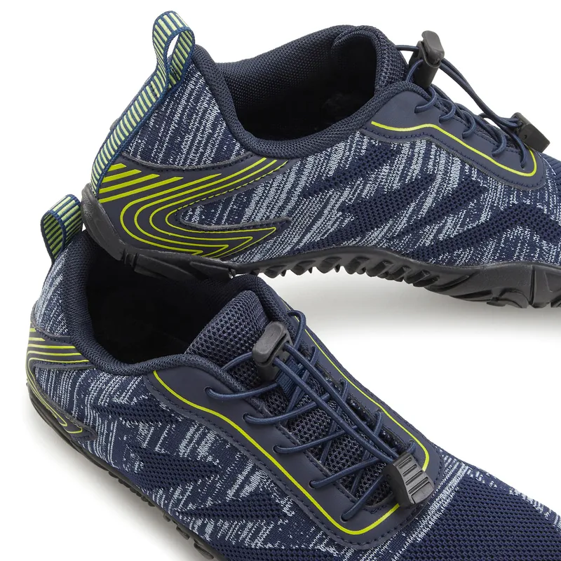 John Devin Sneaker, Navy/gelb, – Produktbild 1 von 3