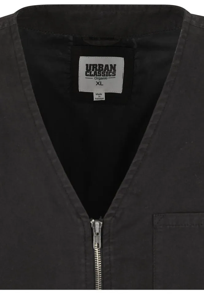 Urban Classics Urban Classics Steppweste Urban Classics Herren Organic Cotton Vest (1-tlg), Schwarz, – Produktbild 3 von 5