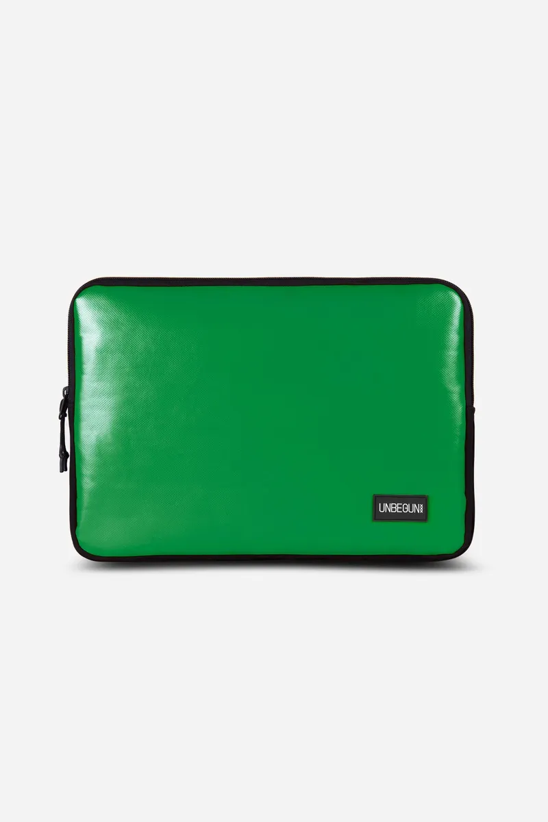 UNBEGUN UNBEGUN Herren vegan Laptop-Hülle, Grün, – Produktbild 2 von 2