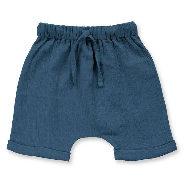 Sense Organics sense-organics Sense Organics Baby Kurze Hose Bio Baumwolle Muslin, Dark petrol, – Produktbild 1 von 1