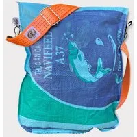 Beadbags Beadbags Shopperbag TJ77 recycelter Reissack mit Tampenjangurt, Hellblau/mittelblau, – Produktbild 1 von 1
