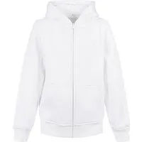 Build Your Brand Build Your Brand Kids´ Organic Basic Sweatjacke mit Kapuze, Weiss, – Produktbild 1 von 1