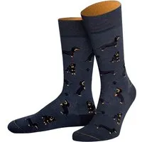 von Jungfeld VON JUNGFELD Bio-Socken 'Theo', graublau, Gr. 39/42 – Produktbild 1 von 1