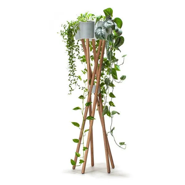 URBANATURE URBANATURE Blumenständer HOCHGARTEN (EICHE), Brown, – Produktbild 3 von 6