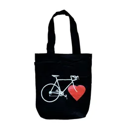 nicegreenstuff nicegreenstuff BIKE LOVE Stoffbeutel – Produktbild 1 von 1