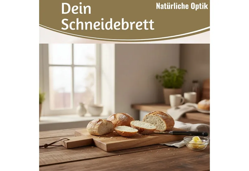 LS-LebenStil Schneidebrett Holz Griffbrett Servierbrett 29cm Akazie Rechteckig Frühstücksbrett, Holz, (Servierbrett Brotschneidebrett Vesperbrett, 1-St., Käsebrett Hackbrett Holzbrett), Wurstbrett Chopping Board Fleisch Steak Küche groß, Braun, – Produktbild 3 von 5
