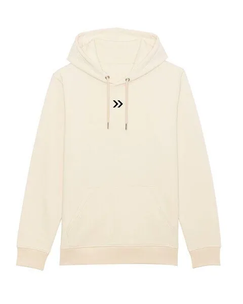 Human Family Human Family Bio Unisex Hoodie - "Skip", Natural, – Produktbild 1 von 4