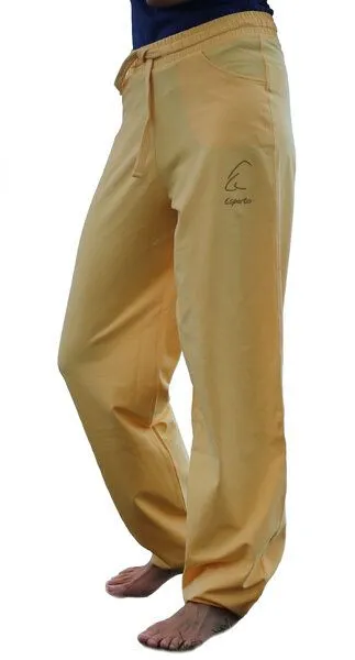 ESPARTO ESPARTO Yogahose Sitaara für Herren & Damen "Boyfriend Style", Mangogelb, – Produktbild 3 von 4