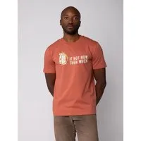 watapparel watapparel T-Shirt Unisex If not now then when, Heritage brown, – Produktbild 1 von 1