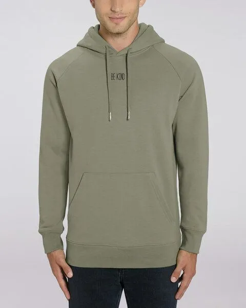 Human Family Human Family Bio Herren Hoodie "Reaper - Be kind", Light-khaki, – Produktbild 3 von 3
