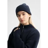 MELA MELA Feinstrick Mütze Style HIMMAT aus 100% Bio-Baumwolle, Navy, – Produktbild 1 von 1