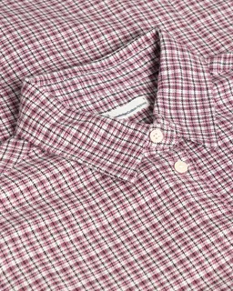 KnowledgeCotton Apparel KnowledgeCotton Apparel Damen vegan Hemd Relaxed Check Rosa Kariert – Produktbild 1 von 1
