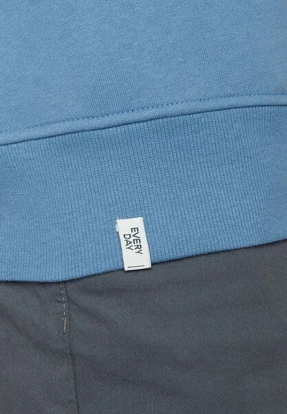 GreenBomb GREENBOMB Basic Summer Star - Kuschliger Hoodie aus Bio-Baumwolle / GOTS / Fair & Vegan, Blau (lagoon), – Produktbild 4 von 4