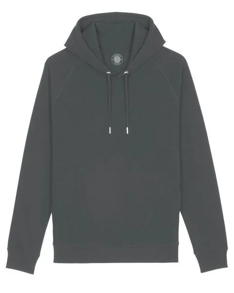 University of Soul University of Soul Unisex Hoodie aus Bio-Baumwolle "Nero", Anthrazit, – Produktbild 2 von 2