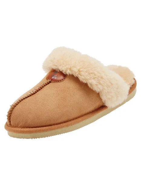 thies Pantoffel aus Schaffell "thies Pantoffel", Cashew, – Produktbild 3 von 4