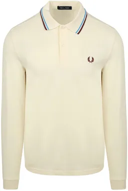 Fred Perry Fred Perry Langarm-Poloshirt Ecru Z46 - Größe S – Produktbild 1 von 1