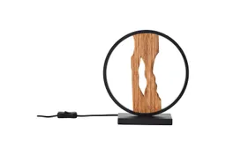 Brilliant Brilliant LED Tischleuchte Chaumont, LED fest integriert, Warmweiß, Höhe 28 cm, 850 lm, Aluminium/Metall/Holz, schwarz/holz – Produktbild 1 von 1
