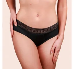 Taynie Taynie Periodenslip Paris ultra Periodenunterwäsche Nacht Low Waist sehr starke Tage Damen (1-St., 1er-Pack) Ultra saugstarker Low Waist Slip Schutzschicht bis zum hinteren Bund – Produktbild 1 von 1