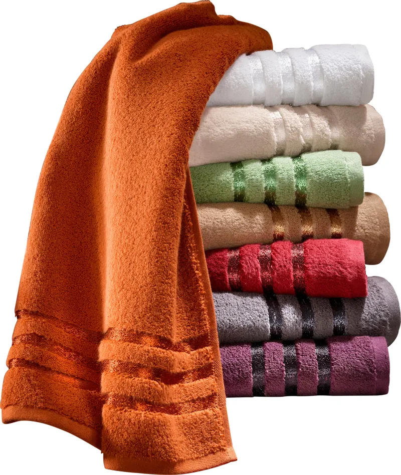 wäschepur Handtuch dunkelrot, Dunkelrot, – Produktbild 3 von 3