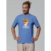 watapparel watapparel T-Shirt Unisex Fuchs, Bright blue, – Produktbild 1 von 1