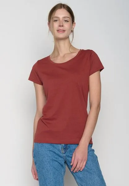 GreenBomb GREENBOMB Basic T-Shirt Loves, Dusty berry, – Produktbild 2 von 4