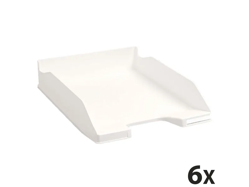 Exacompta 6 Exacompta Briefablagen Combo Midi "Office", DIN A4+, 500 Blatt, weiß – Produktbild 1 von 1