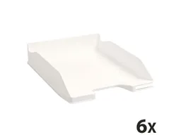 Exacompta 6 Exacompta Briefablagen Combo Midi "Office", DIN A4+, 500 Blatt, weiß – Produktbild 1 von 1
