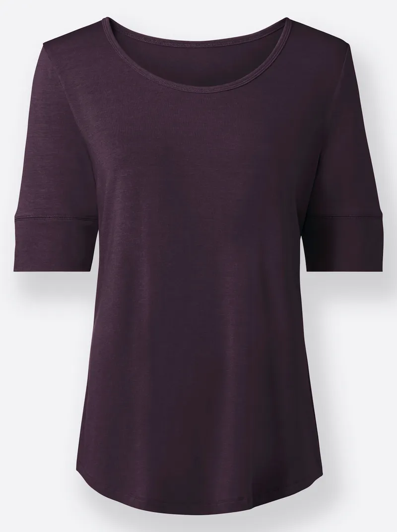 Witt T-Shirt, Aubergine, – Produktbild 2 von 2