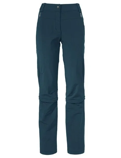 Vaude Vaude Women's Farley Stretch Capri T-Zip Pants III, Blue, – Produktbild 1 von 4