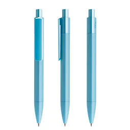 prodir prodir® Druckkugelschreiber DS4 PMM Push, blaue Mine, Dusty Blue, Hellblau, – Produktbild 1 von 1