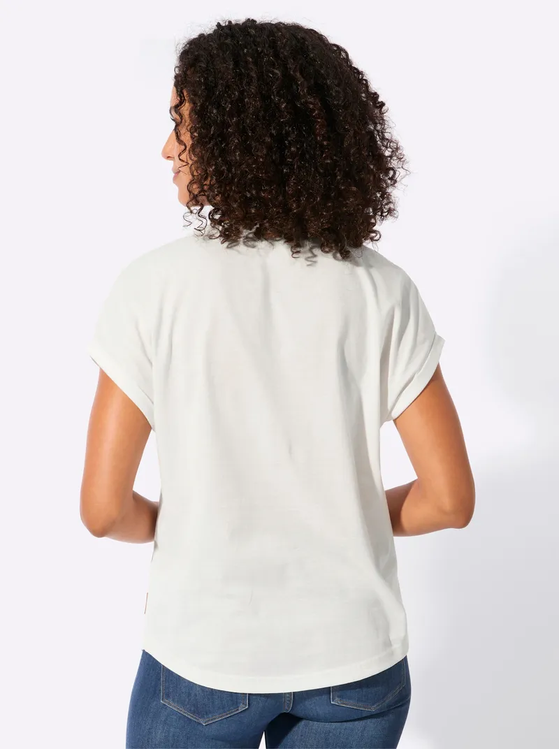Witt Rundhalsshirt ecru, Ecru, – Produktbild 2 von 2